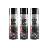 3X Promatic Stonechip Black Spray Paint 500ml Spray Paint